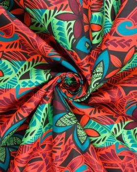 Polynesian fabric HOARAA Orange - Tissushop